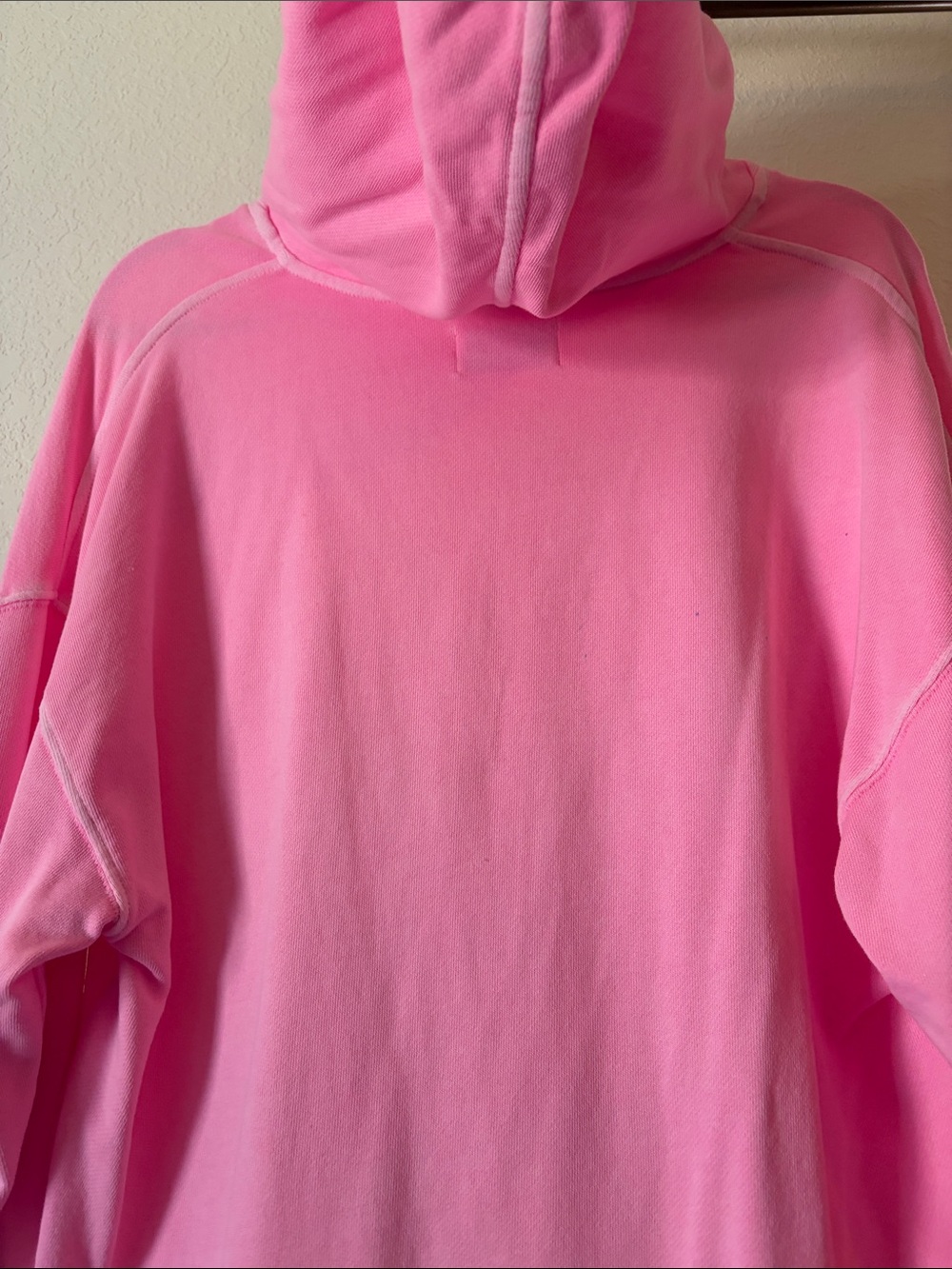 Old Navy Pink V-Neck Hooded Lightweight Tunic Length Pullover Hoodie size small - Picture 8 of 11